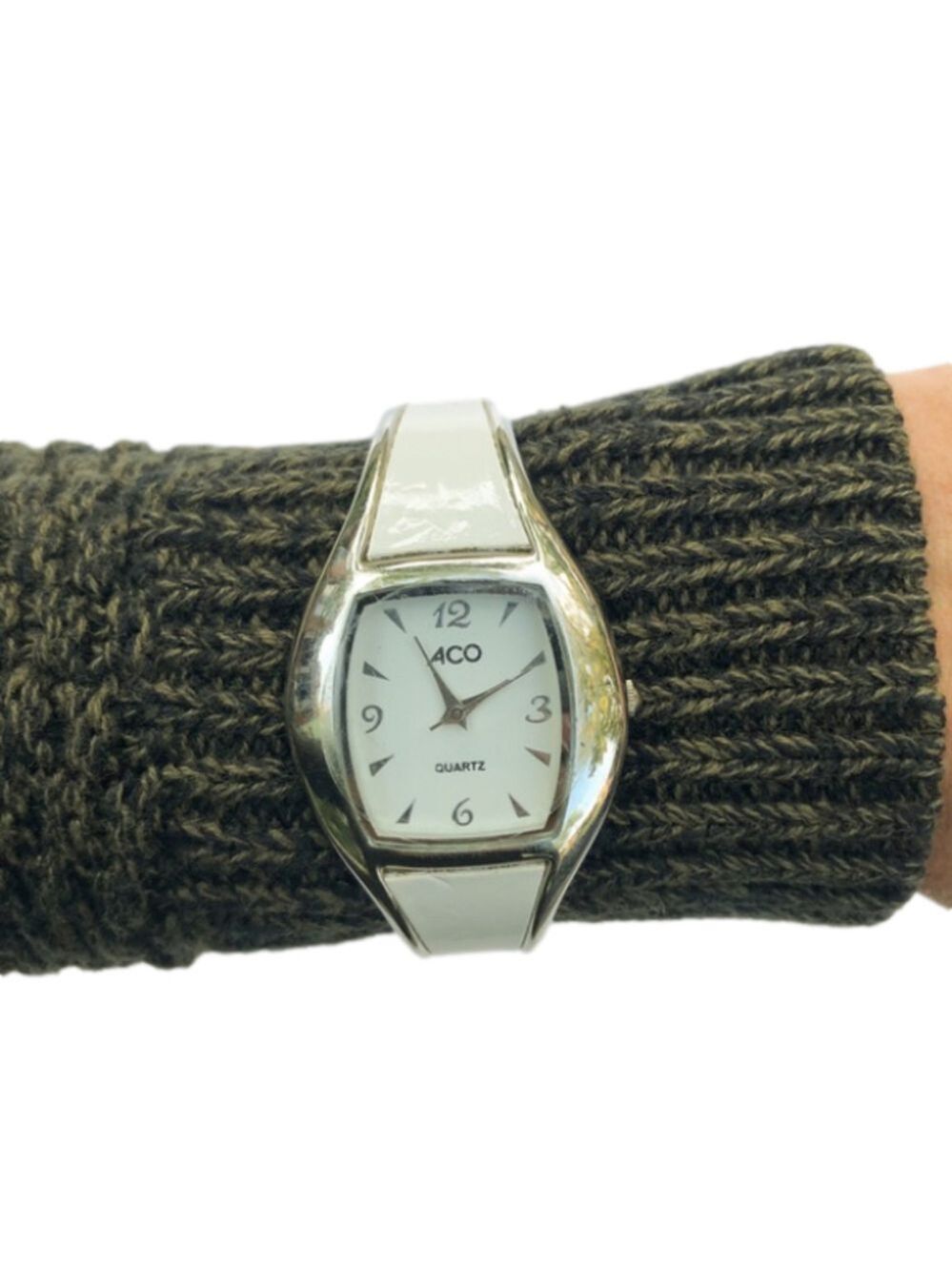 ACO Quartz White Watch